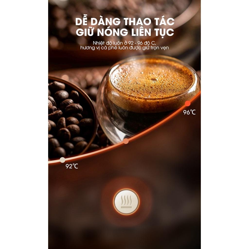 Máy Pha Cafe Tự Động SAMONO SW-CMB06B Dung Tích 750ml Đa Chức Năng Nhỏ Gọn Phù Hợp Cho Gia Đình - Hàng Chính Hãng