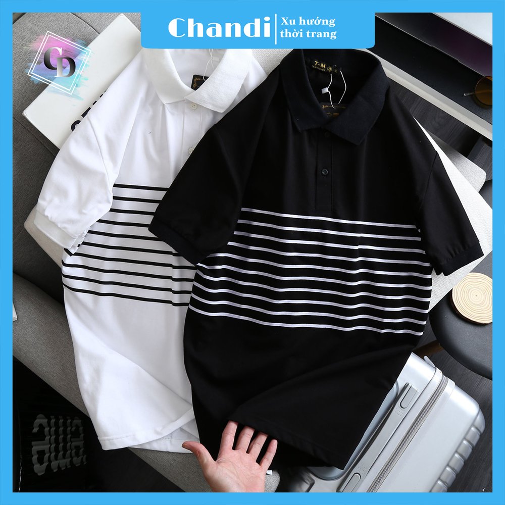 Áo Thun Nam Ngắn Tay Thương Hiệu Chandi, Chất Thun Cotton Xịn Mẫu Mới NH7