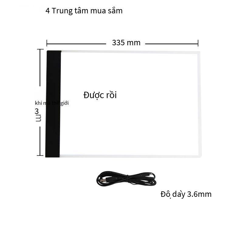 Khuyến mại chép bảng A4LED hoạt hình tranh bảng chép bảng A2A3 dạ quang xuyên bàn viết thư pháp phác thảo kim cương bảng vẽ kẹp