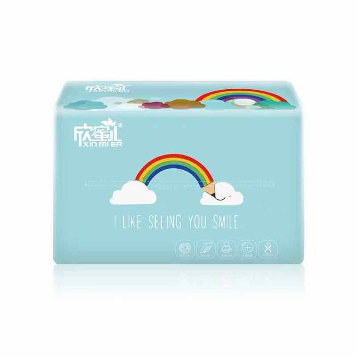 Thùng 30 gói giấy ăn cầu vồng siêu dai, mềm mịn