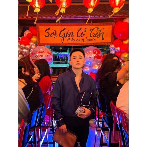 Sơmi Nam thiết kế viền túi