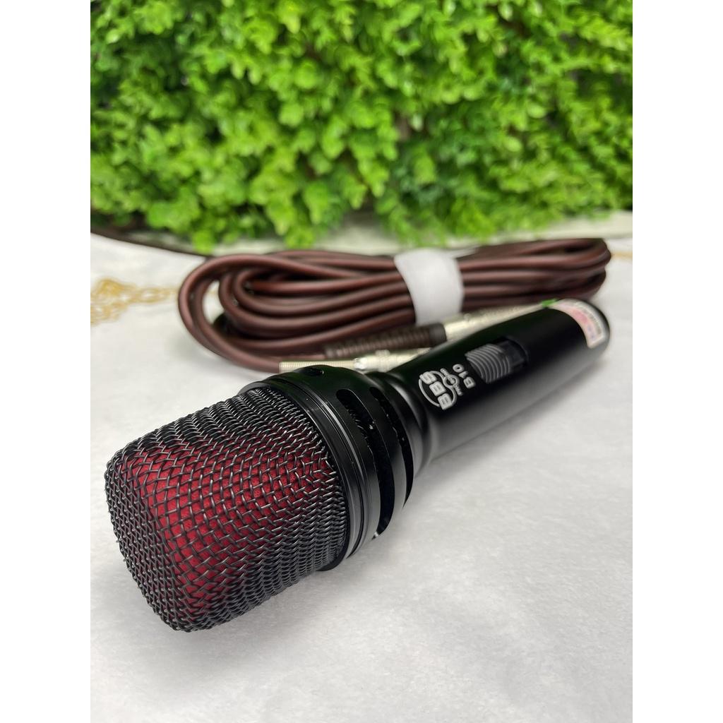 Micro Karaoke BBS B10 .Micro Có Dây Chuyên Nghiệp, Micro Hát Karaoke Phòng Thu Chống Hú Cao Cấp. Bảo Hành 12 Tháng