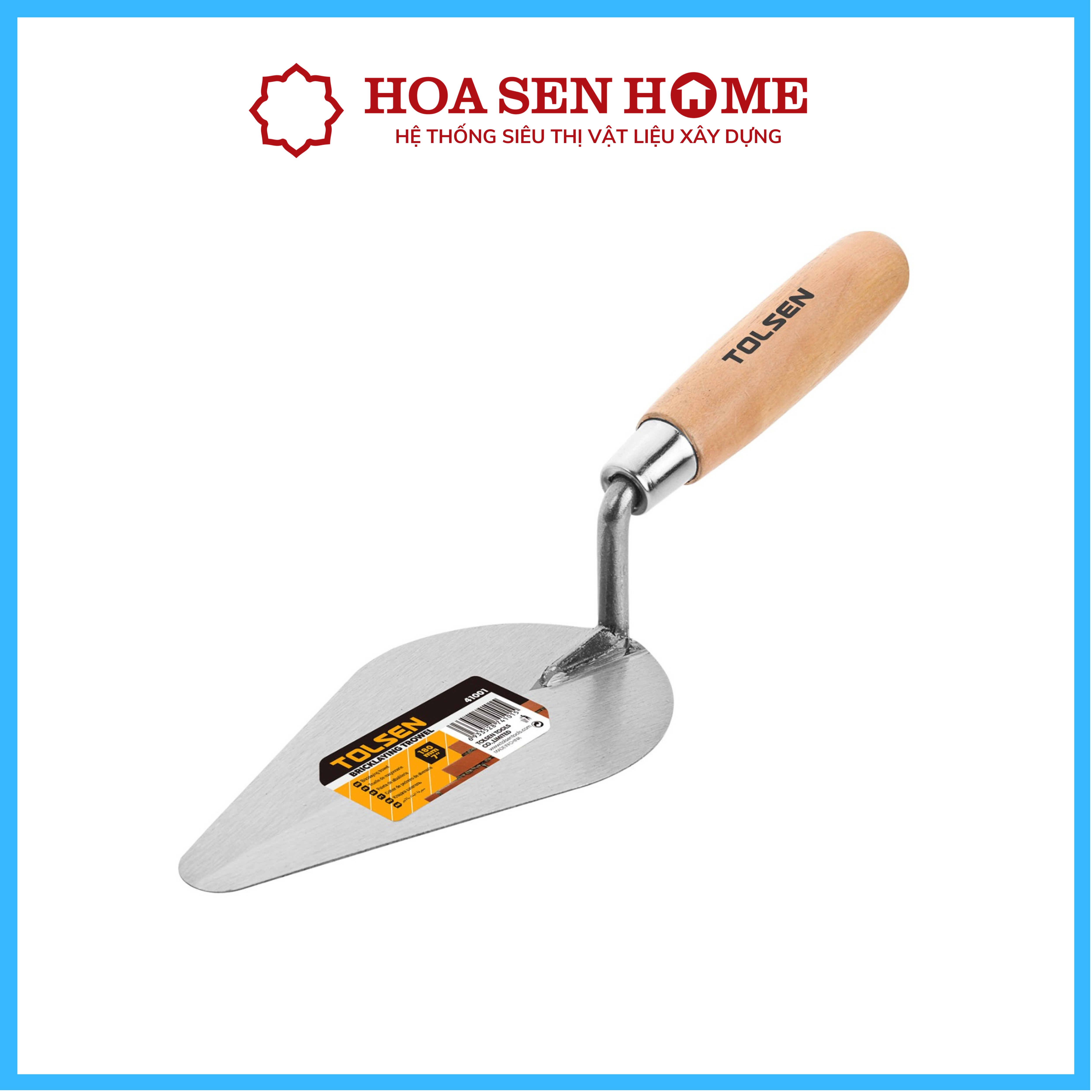 Cây bay cán gỗ Tolsen lưỡi thép (13cm, 15cm)