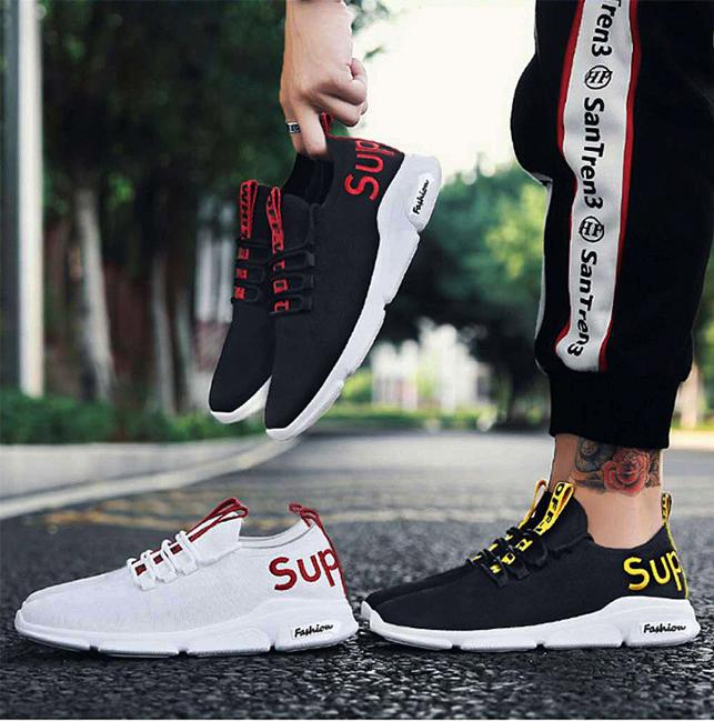 Giày Sneaker Thể Thao Nam 2018 Vải Mềm Phong Cách Hàn Quốc 3Fashion - 3149