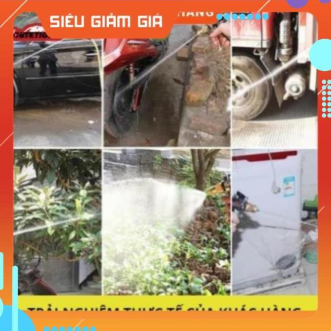 Vòi xịt nước rửa xe thông minh làm sạch mọi thứ bằng nước áp lực cao với nhiều chế độ 206236