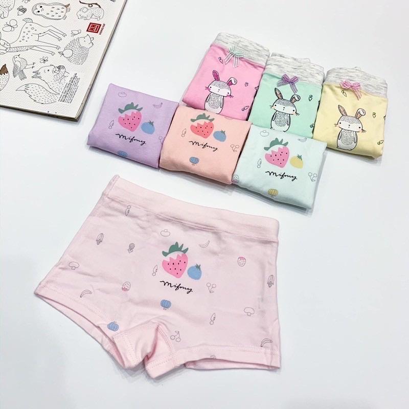 Sét 3 Chiếc Quần Chip Đùi Cao Cấp️Quần chip Bé gái chất cotton mềm đẹp có giãn tốt