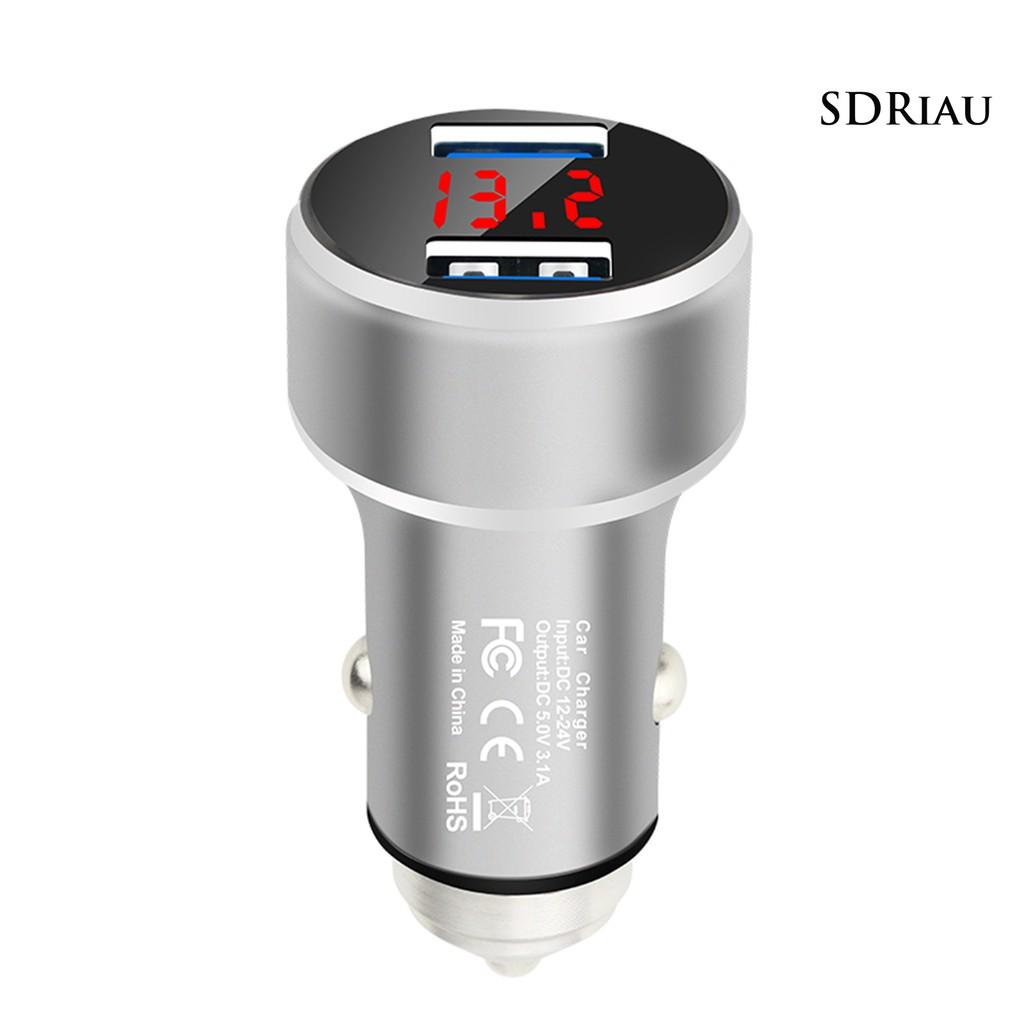Đầu Sạc Nhanh Qcd 5v 3.1a Cho Xe Ô Tô Kèm Phụ Kiện
