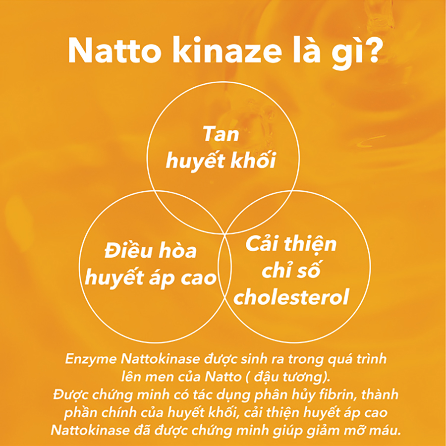 Viên Uống Phòng Ngừa Đột Quỵ, Bổ Não Nattokinase 3000FU Natto Ichou Genki Fami Nhật Bản