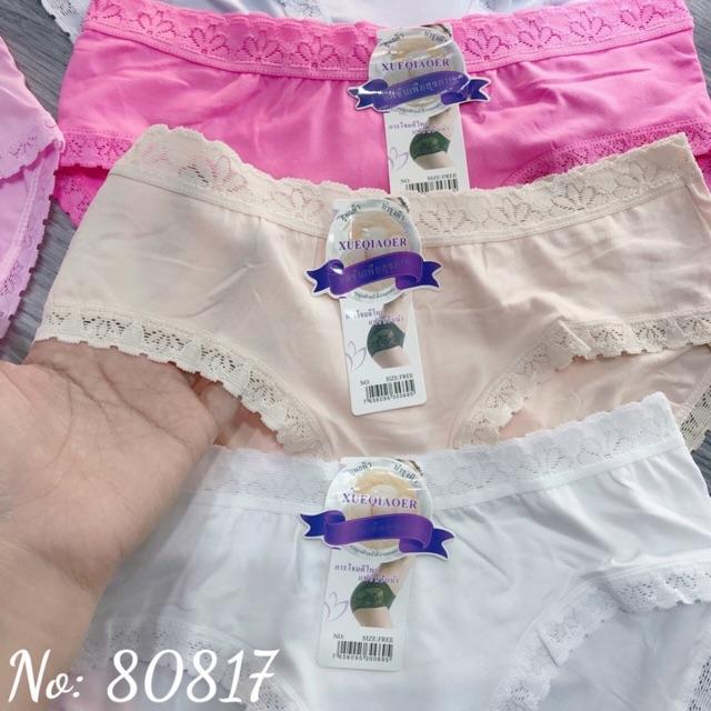 COMBO 10 Quần cotton Thái viền ren form 40-56kg