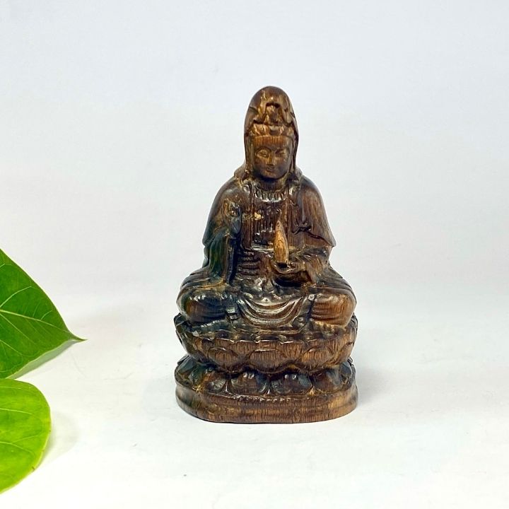 Tượng Phật Quan Âm Trầm Hương Cao Cấp Để Ô Tô