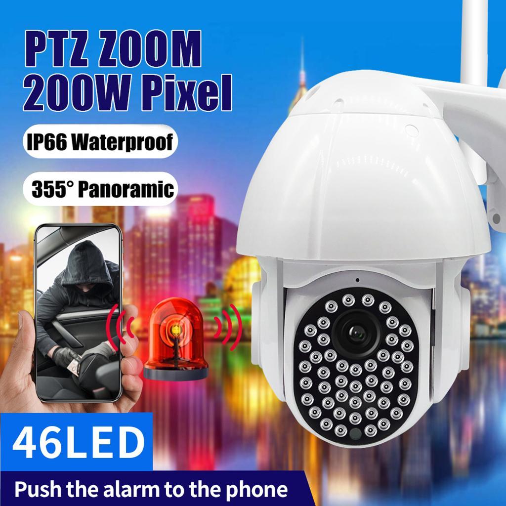 Waterproof Outdoor PTZ Wifi Security Camera Wireless IR Surveillance Cam