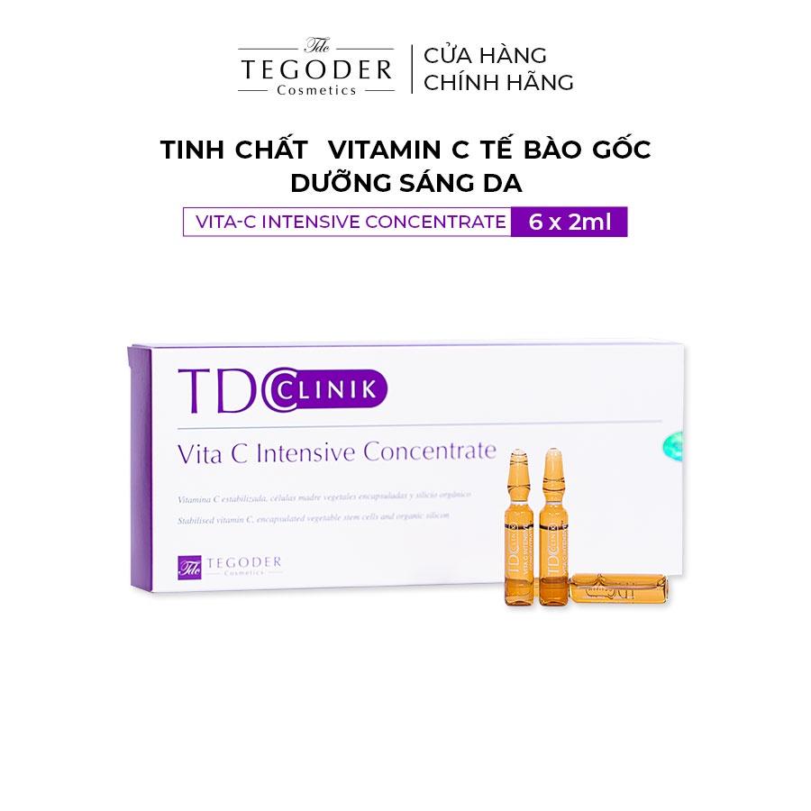 Tinh chất Vitamin C tế bào gốc dưỡng sáng da Tegoder Vita-C intensive concentrate 6x2 ml mã 7954