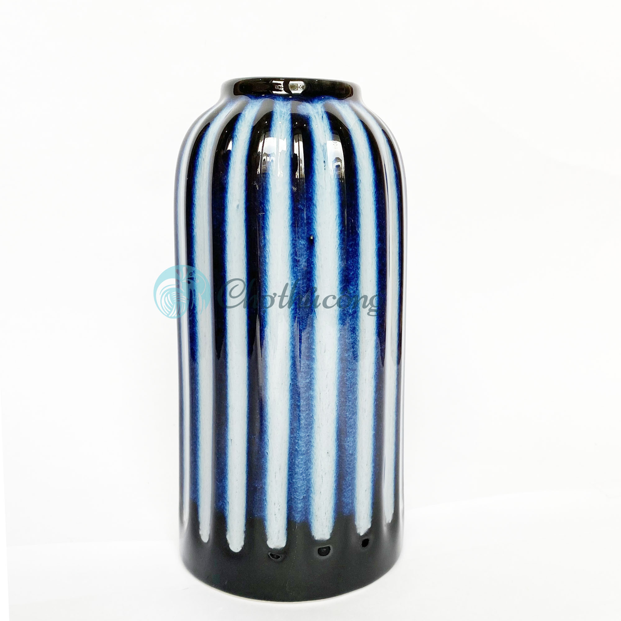 Bình hoa gốm men hỏa biến - Lọ hoa decor gốm bát tràng, bình gốm cắm hoa cao cấp trang trí vintage handmade