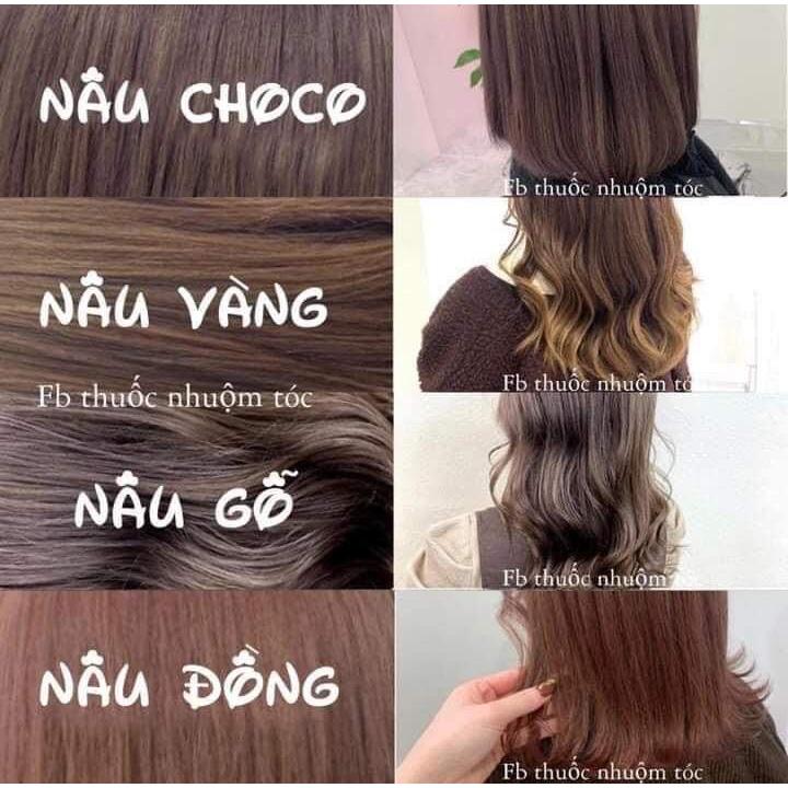 Thuốc Nhuộm Tóc Tone Nâu Hot trend