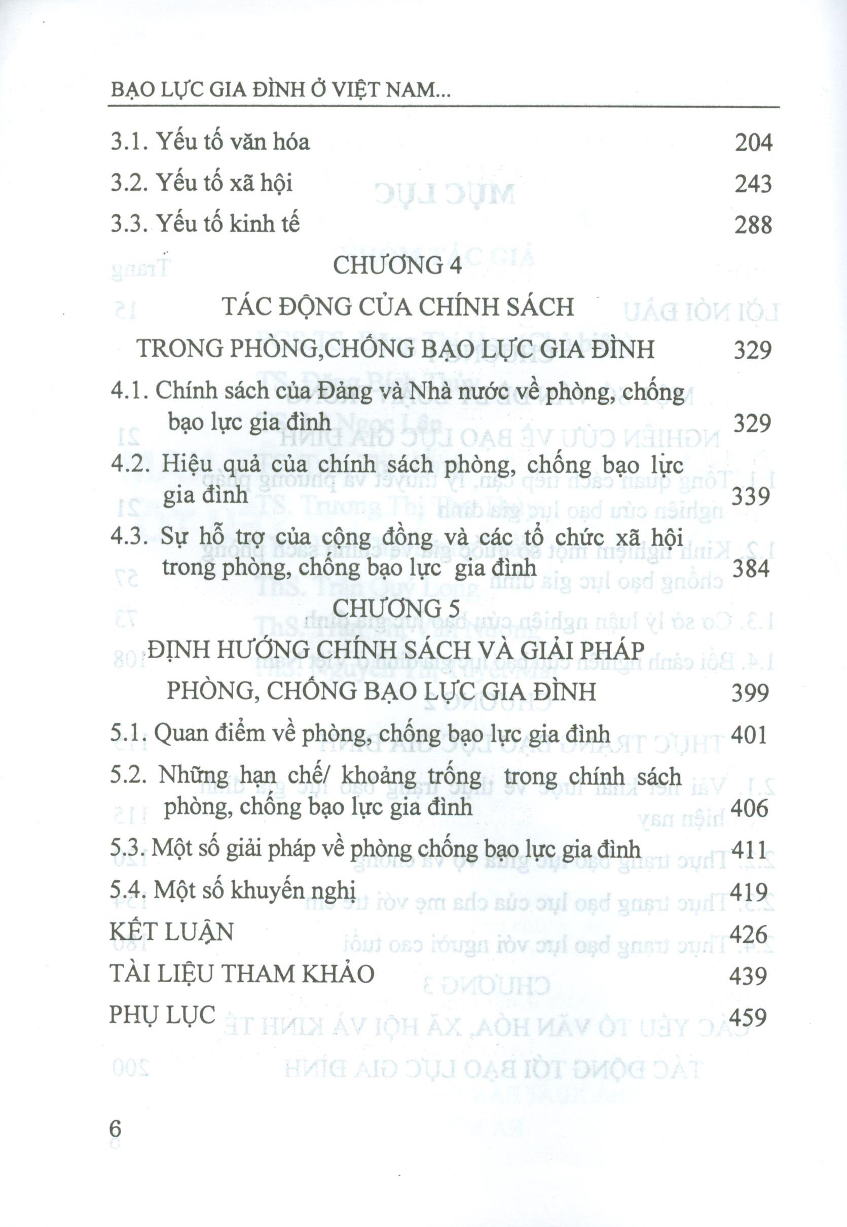 Bạo Lực Gia Đình Ở Việt Nam - Thực Trạng Và Các Yếu Tố Tác Động (Sách chuyên khảo)