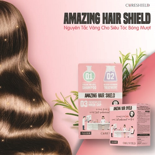 Mặt nạ 3 bước bảo vệ tóc hư tổn - Amazing Hair Shield