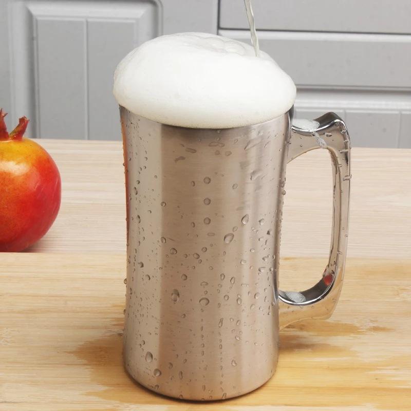 Cà phê cốc lớn, ổ cắm nhiệt với nắp, 560 ml, cốc cà phê, cốc cách điện chân không làm bằng thép không gỉ cho lạnh và ấm