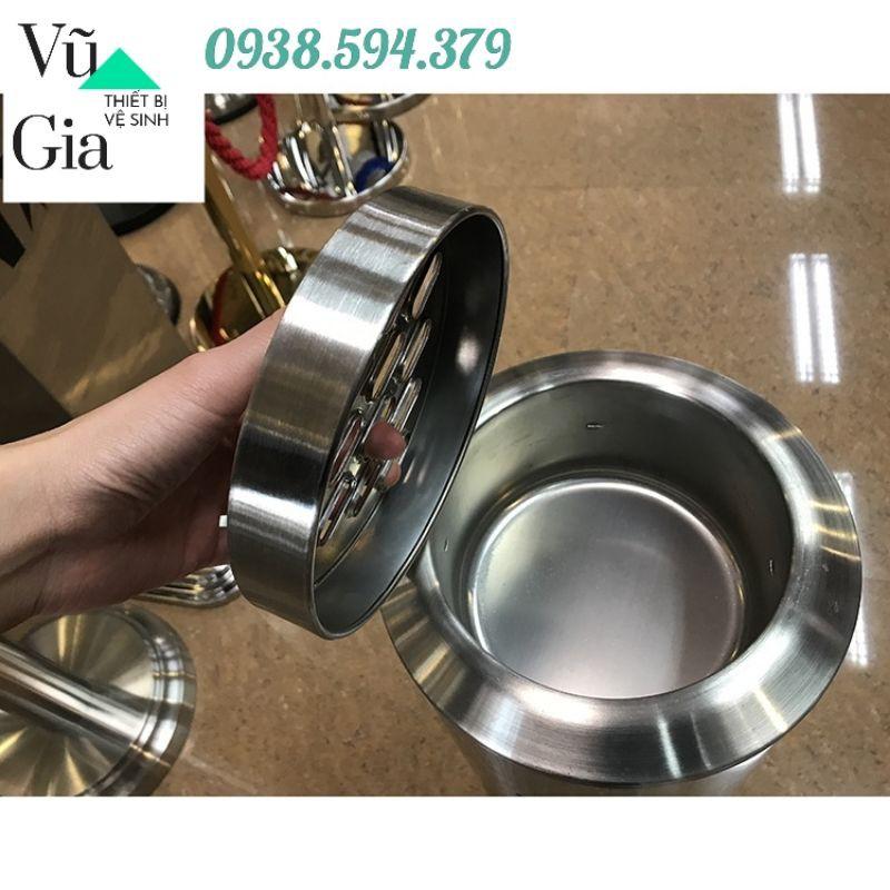 Trụ gạt tàn tròn, Cột trụ gạt tàn inox