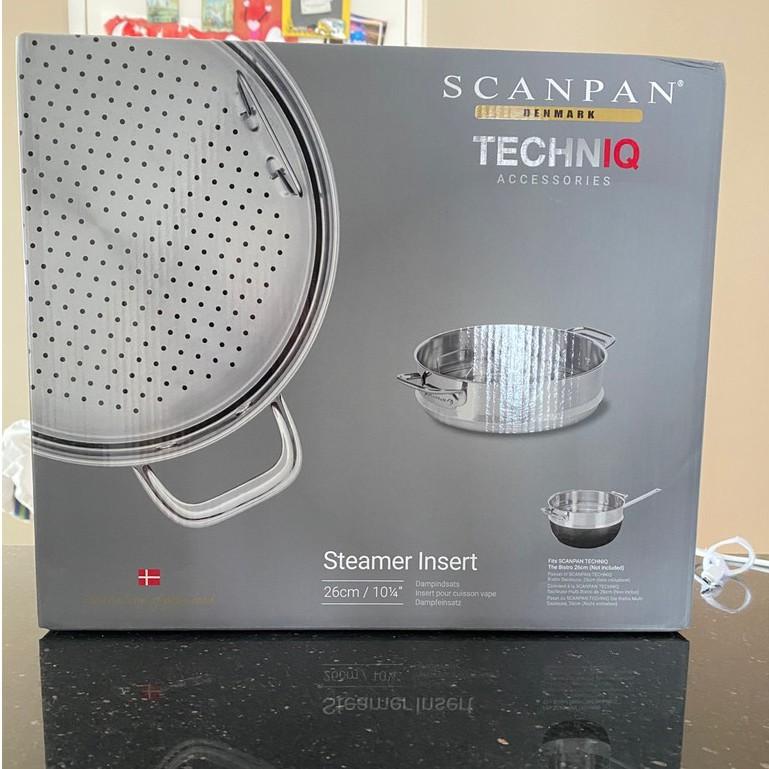 Vỉ hấp Inox Scanpan TechNIQ 26cm 54300200, chất liệu bằng thép không gỉ, hàng chính hãng