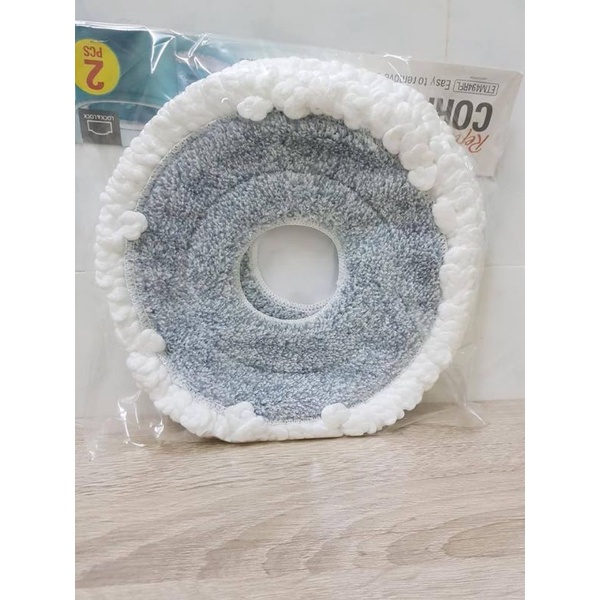 Sét 2 Bông Lau Thay Thế Chổi Lau Nhà Mã ETM498 và ETM494