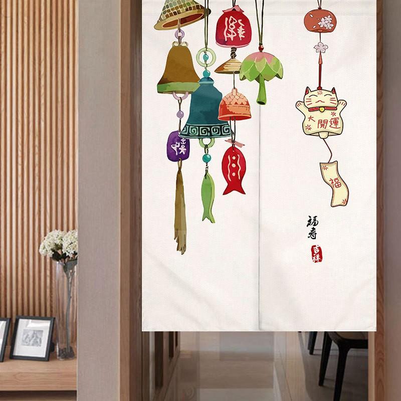 Rèm Cửa In Họa Tiết Phong Cách Nhật Bản Dùng Trang Trí Nhà Cửa