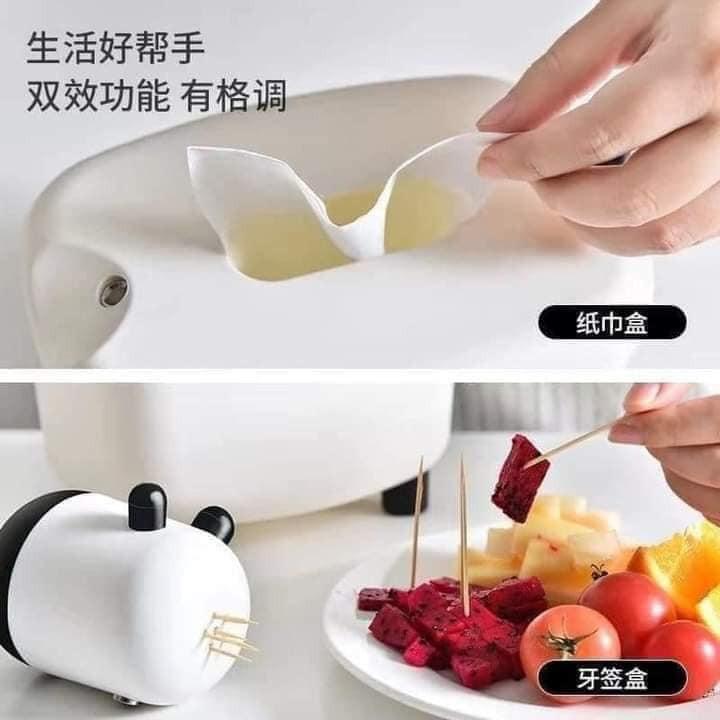 Hộp giấy cừu ống tăm 2 in 1