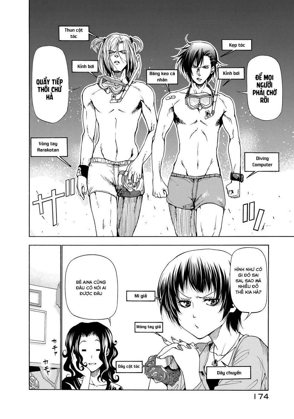 cô gái thích lặn - grand blue chapter 23.5 24
