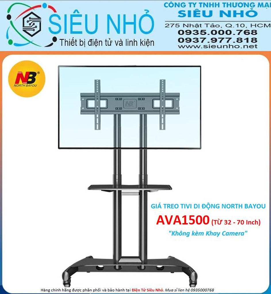 Giá treo Tivi di động NB AVA1500-60-1P 32&quot;-65&quot;- hàng nhập khẩu