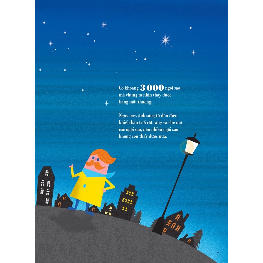 Sách Ehon Nhật Bản - Cuốn sách tranh đầu tiên về Bầu trời sao - Dành cho bé từ 4 tuổi - Ehomebooks