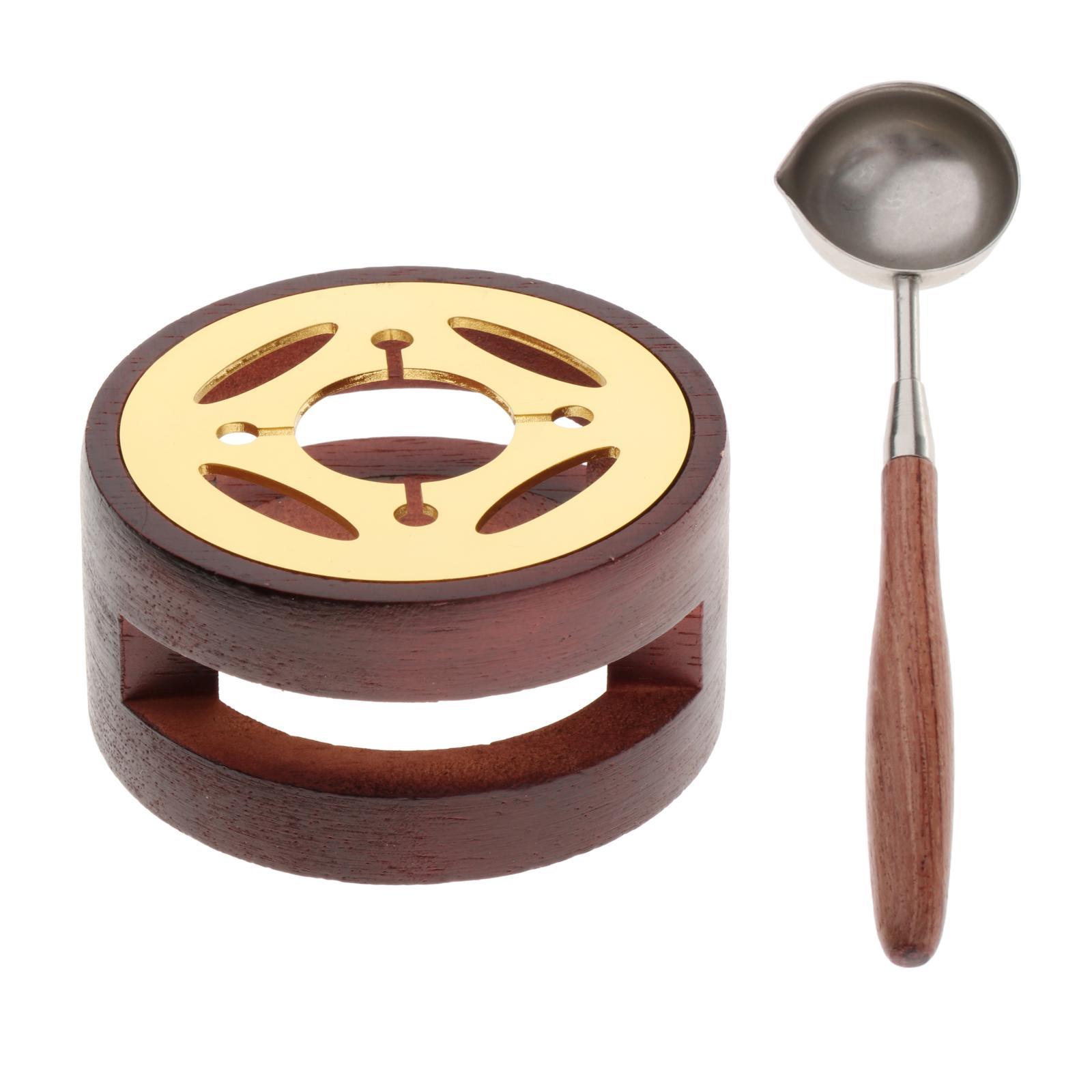 Wax Seal Kit Vintage Style Sealing Wax Furnace Stove Wood Wax Seal Warmer Wax Seal Melting Furnace Tool Decorative Craft Gifts