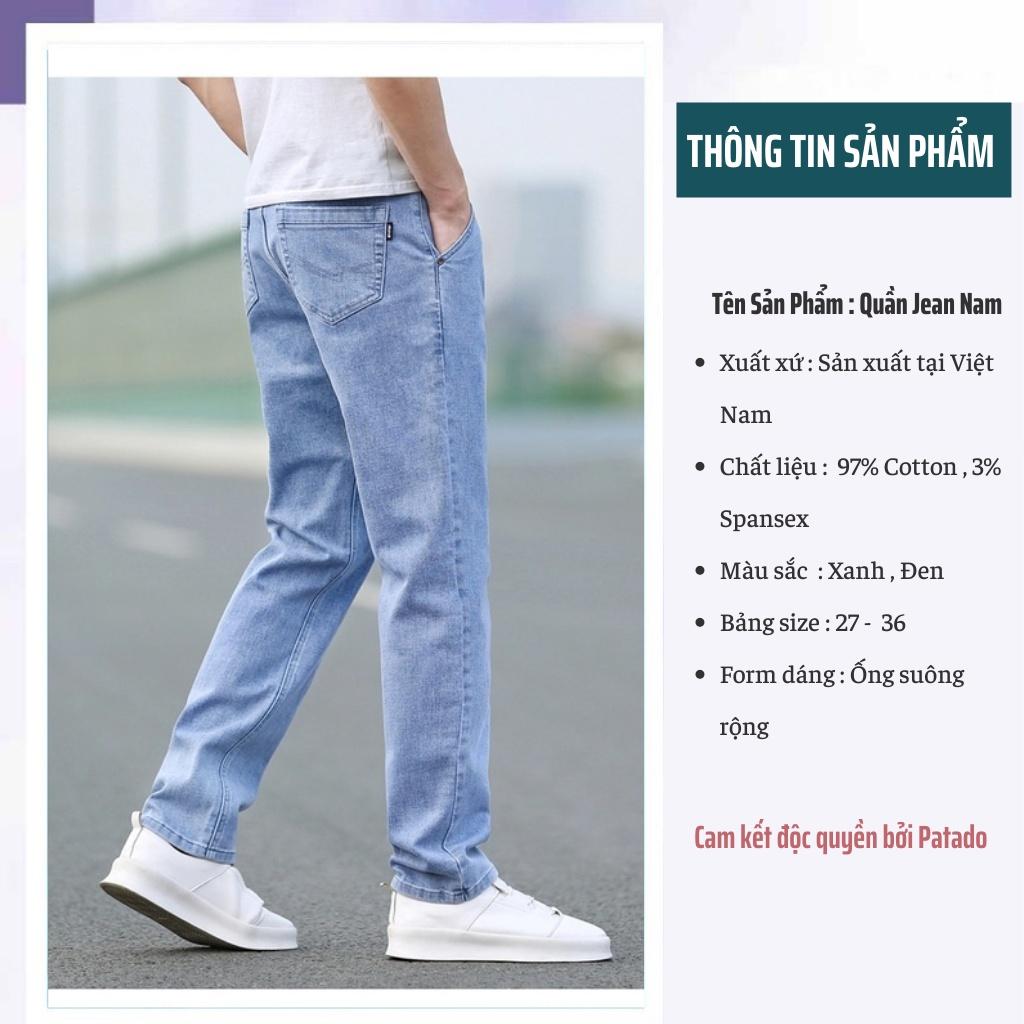 Quần jean nam dáng baggy ống rộng mẫu HOTTREND mới về