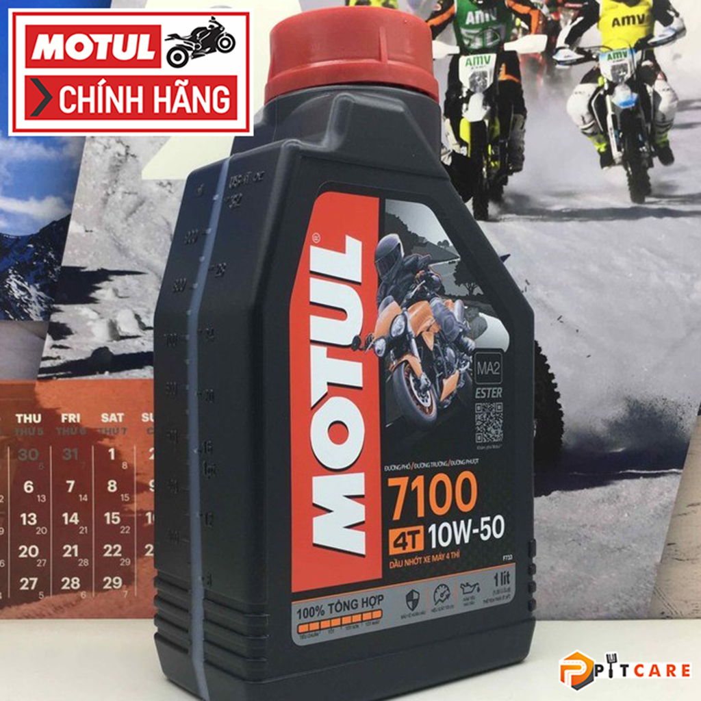 Nhớt Cao Cấp Dành Cho Xe Số Motul 7100 4T 10W50 Có Chiết Lẻ