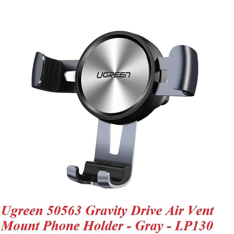 Ugreen UG50564LP130TK Gravity Drive Air Vent Mount Phone Holder Gray - HÀNG CHÍNH HÃNG