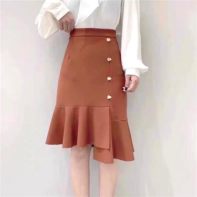 Chân váy xòe đuôi cá công sở nữ