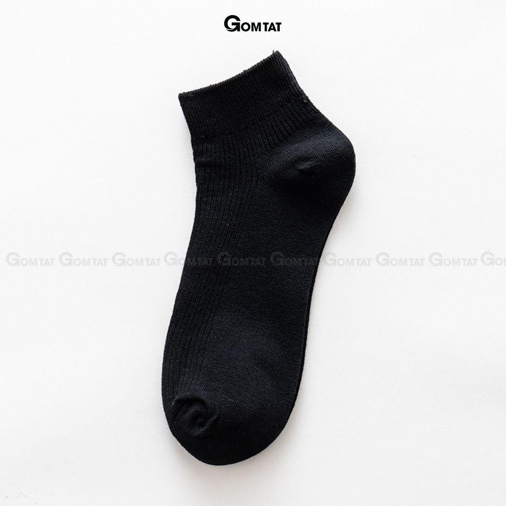 Tất nam cổ ngắn trơn nhiều màu sắc, vớ cổ thấp nam chất liệu cotton cao cấp thoáng khí - NGANTRON-FIVE-2003-1DOI