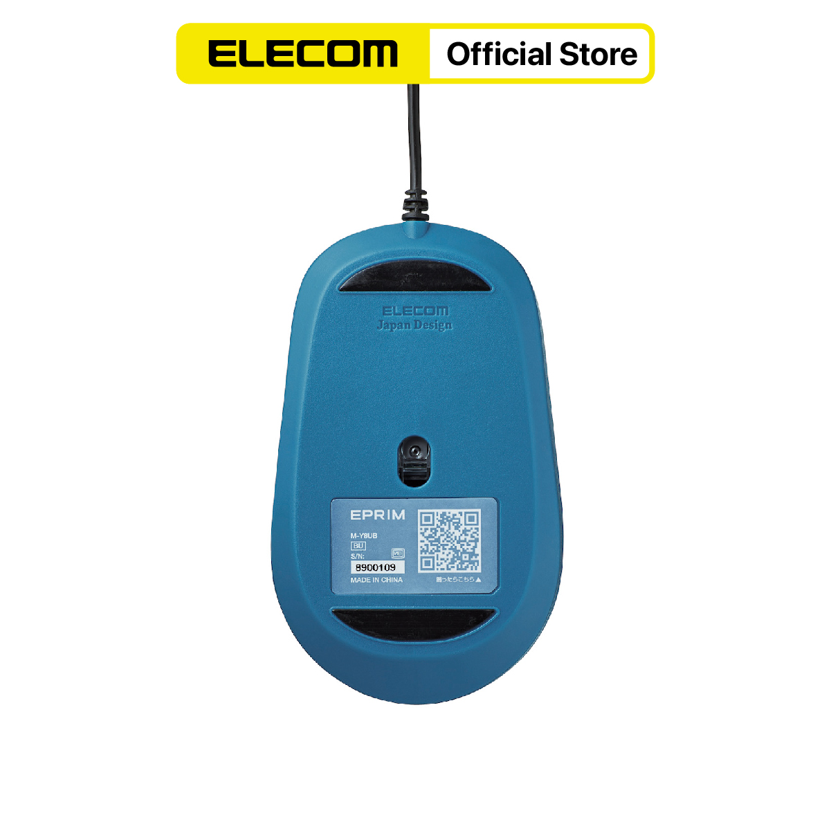 Chuột có dây Nhật Bản Blue Led Dễ thương ELECOM M-Y8UB - Hàng chính hãng