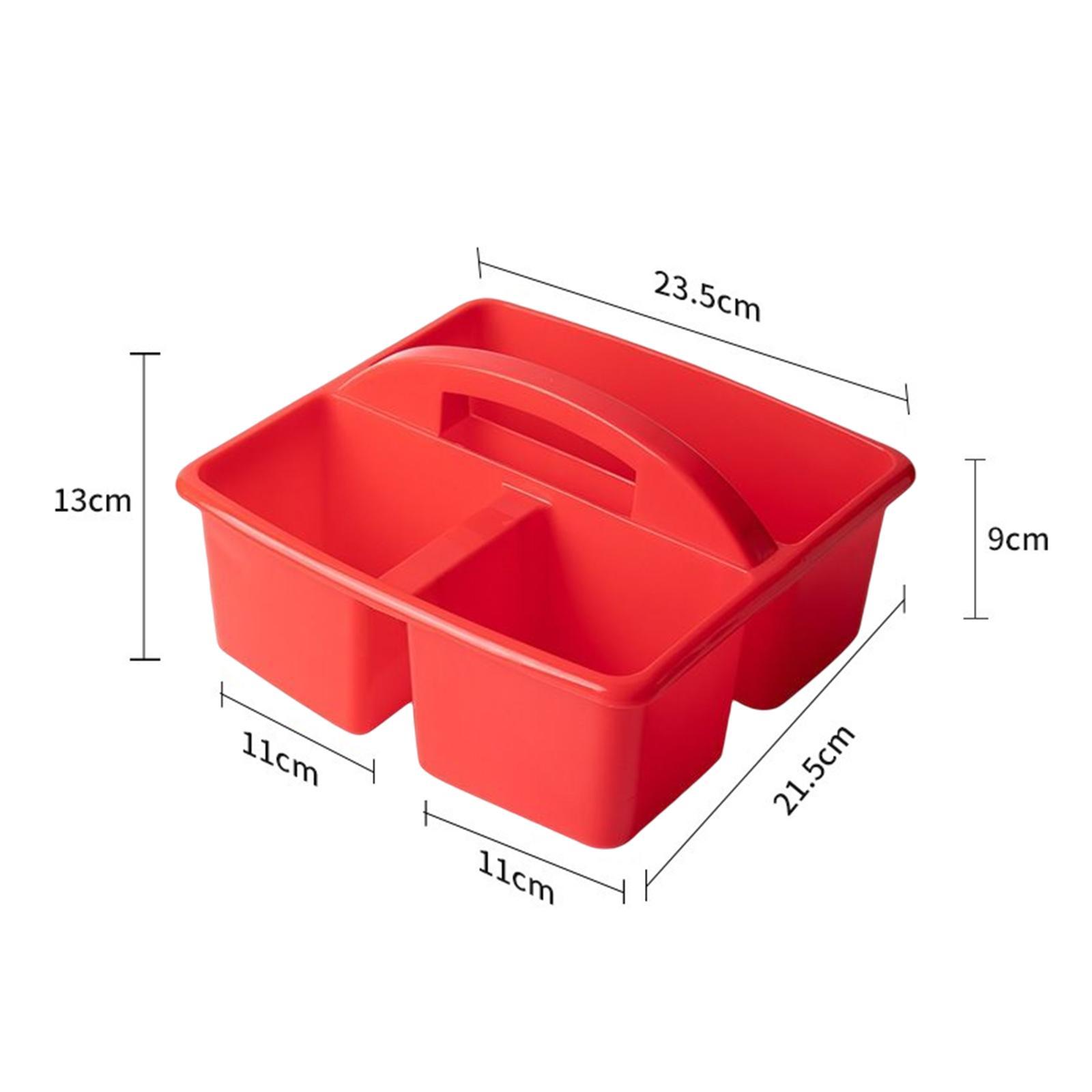 Desktop Caddy with Compartments Bin, Craft Organizer Case, Classroom Caddy