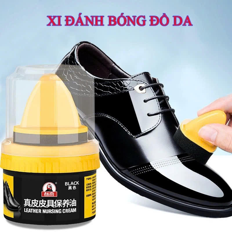 Xi Đánh Giày Vệ Sinh Đồ Da Mùi Hương Dịu Nhẹ Làm Sạch Bảo Dưỡng Sáng Bóng Đồ Da