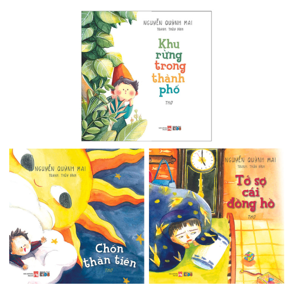 Combo Thơ thiếu nhi: Chốn thần tiên + Khu rừng trong thành phố + Tớ sợ cái đồng hồ + Chốn thần tiên