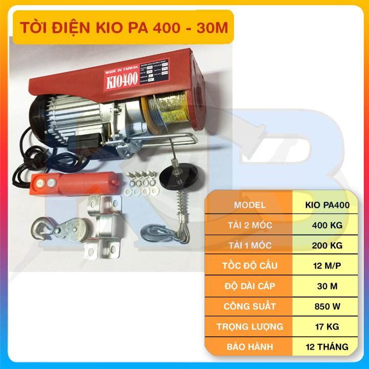 Tời Điện 850W KIO PA 400