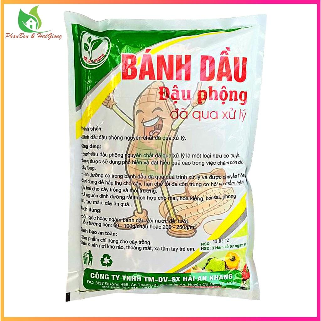 Phân Bón Hữu Cơ Bánh Dầu Đậu Phộng HAK Đã Xử Lý 100% Từ Thiên Nhiên 1KG Trồng Rau, Cây Cảnh - Shop Phân Bón và Hạt Giống