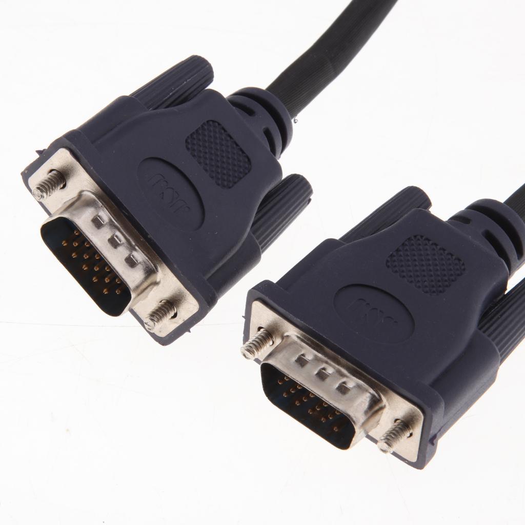 VGA Extension Cable Male To Male 15Pin Monitor Video Adapter Cable 1080P