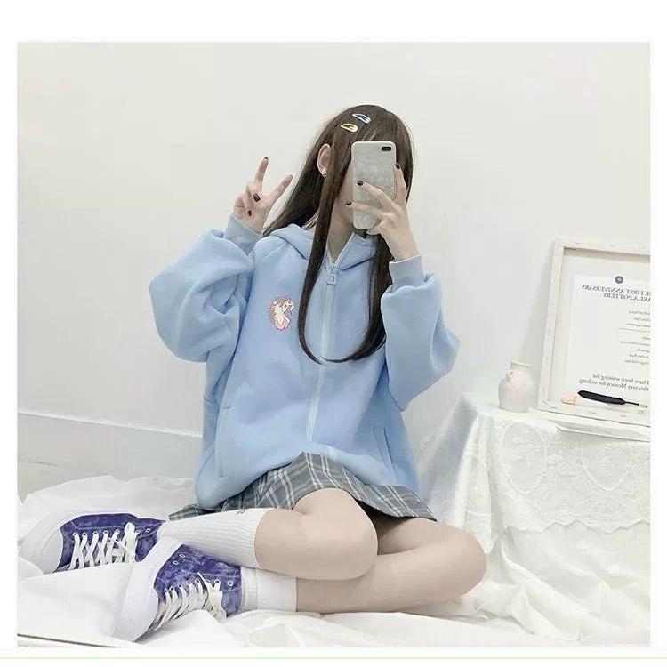 (FREE SHIP) ÁO KHOÁC CHỐNG NẮNG NỮ HỌA TIẾT KÌ LÂN BẢY MÀU SIÊU NGỘ NGHĨNH ĐÁNG YÊU TK 2022