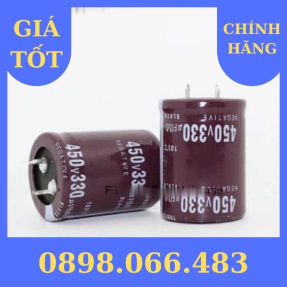 Tụ Điện Điện Phân 450V 330Uf 330Uf 450V Thể Tích 30*40Mm 30X35Mm Chất Lượng Tốt Nhất hàng nhập