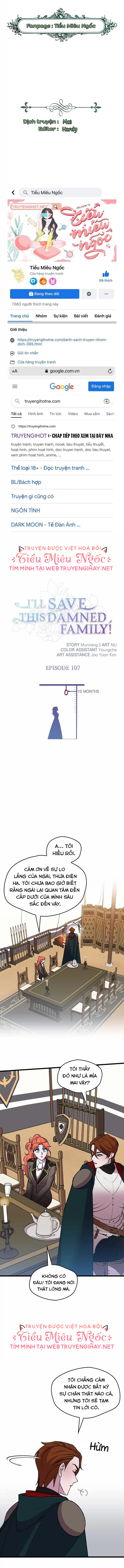 tôi sẽ cứu lấy gia tộc sắp sụp đổ chapter 107 1
