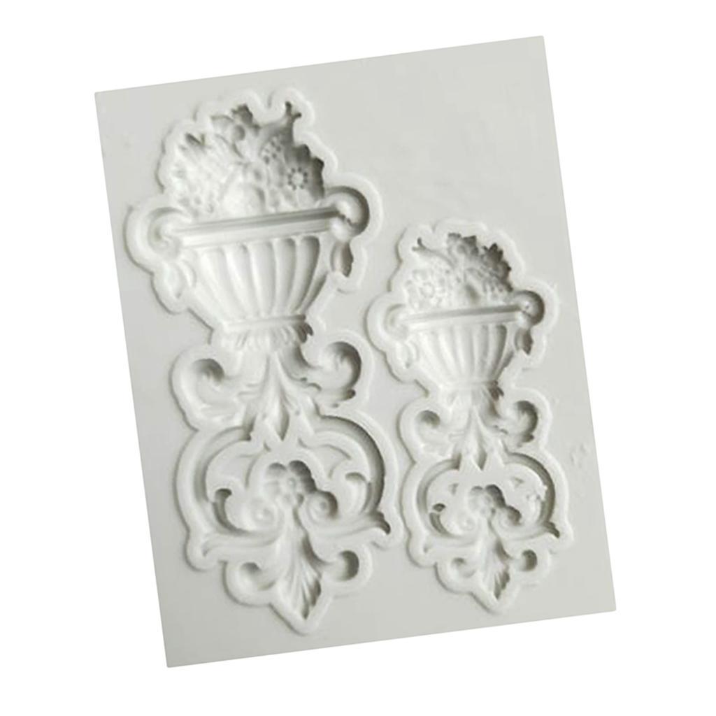 DIY Sugar Craft Cake Vintage Relief 3D Fondant Silicone Mold For Sugarcraft, Cake Decoration, Cupcake Topper, Polymer Clay, Baking Mold, Craft DIY
