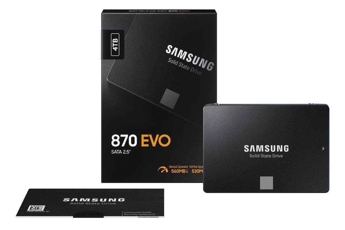 Ổ cứng SSD Samsung 870 EVO SATA III 2.5&quot; SSD 250GB (MZ-77E250BW) - Hàng Chính Hãng