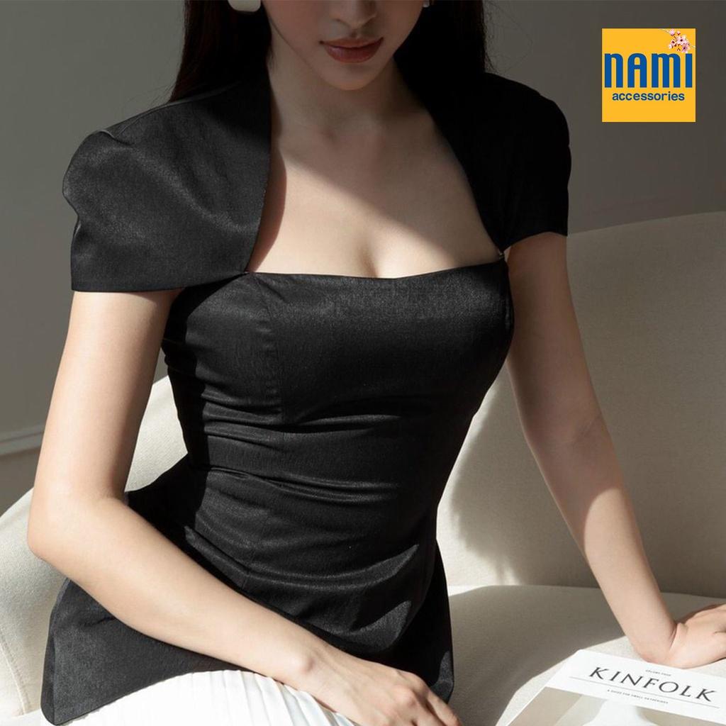 Áo peplum tay búp outfit sang chảnh điệu đà Nanami - ATNU053