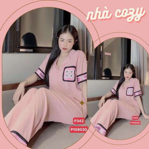 HÀNG CÓ SẴN Đồ bộ nữ PIJAMA ️ Bộ lụa tay dài quần dài ️ họa tiết viền xinh 3 màu