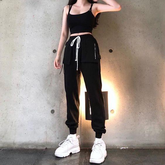 Quần thụng bo túi hộp chất mỳ